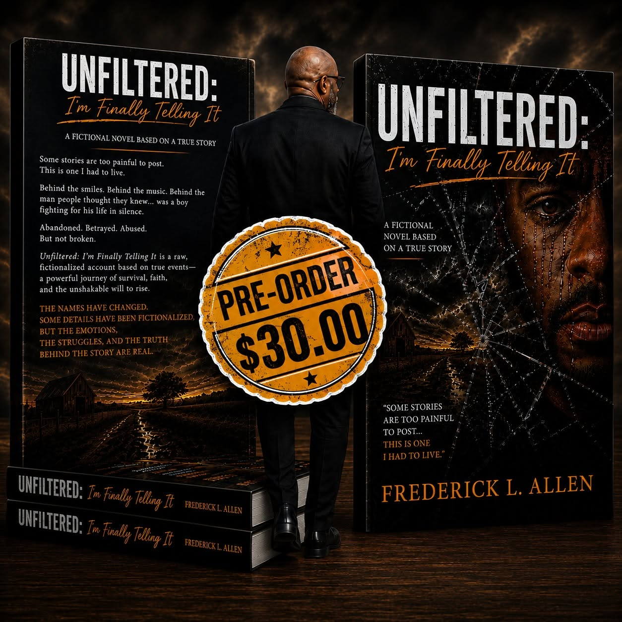 UNFILTERED: I'm Finally Telling It by Frederick L. Allen — pre-order cover
